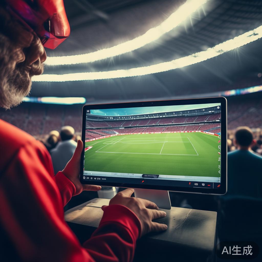 例如，一位喜欢足球的用户在比赛当天登录平台，只需几