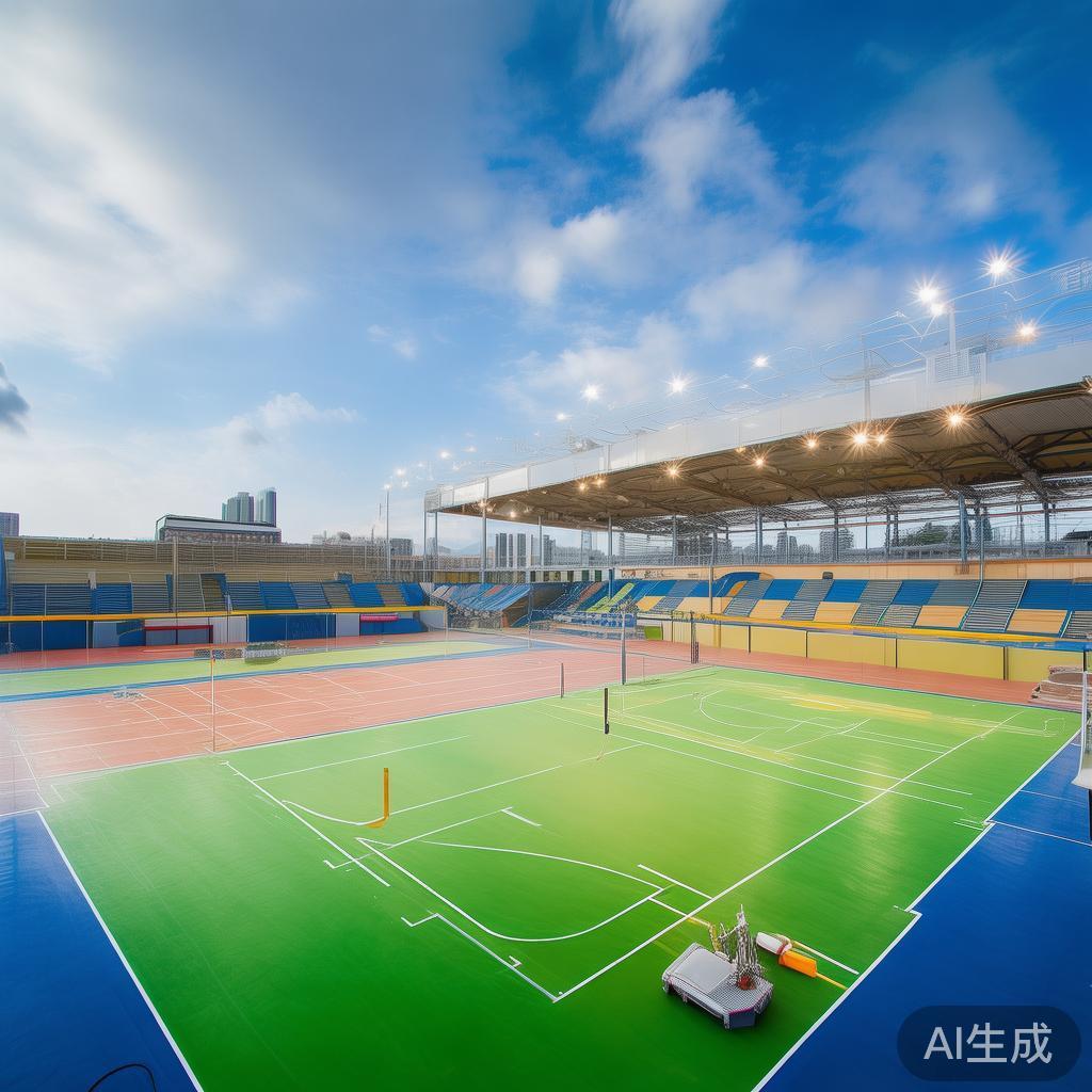 顶盛体育中心配备了多功能运动场馆，涵盖专业篮球场、